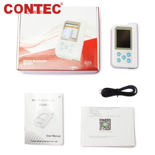 BC401 Portable Urine Analyzer Handheld Bluetooth 11 parameter Test strip 2.4"LCD — image 17