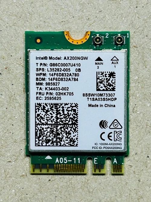 Intel AX200NGW WiFi 6 Card M.2 Wireless 802.11ax Card Bluetooth 5.2