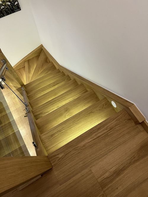 Oak Stairs steps Cladding Kit  For Stairs,14  risers and treads — image 4