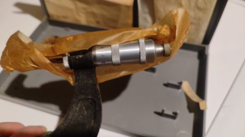 Vintage USSR Micrometer MK 100-125mm (0.01mm) - New Old Stock NOS — image 5
