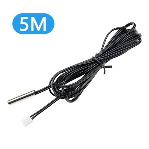 NTC Thermistor Temperature Sensor Waterproof Probe 25mm 10K 1% 3950 1m cable UK.
