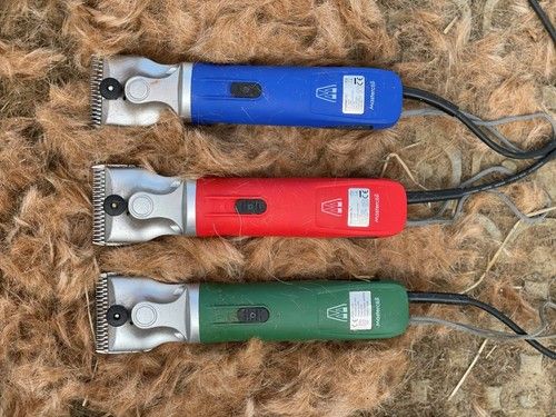 Masterclip Hunter Cob Clipper Horse Clippers Mains Corded Red Blue or Green?
