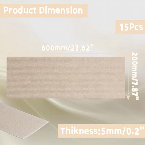 Durable 15-Pack Anti-Slip Carpet Stair Treads - Easy Peel and Stick Installation — image 5