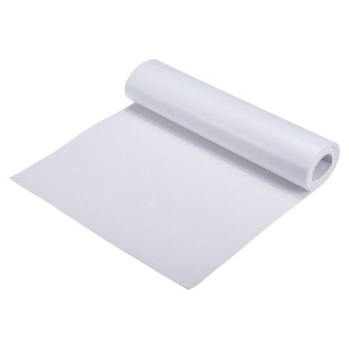 6.56ft x 11.8 Inch 1mm Thickness EVA Foam Sheets DIY White Self Adhesive Back