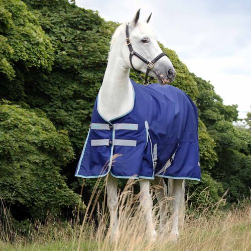 Ventomasta 0g Lightweight Standard Neck Turnout Rug Navy Blue — image 6