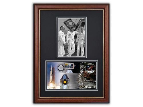 Apollo 11 Kapton Gold Foil Relic | Certified flown in Command Module FDC + COA — image 1