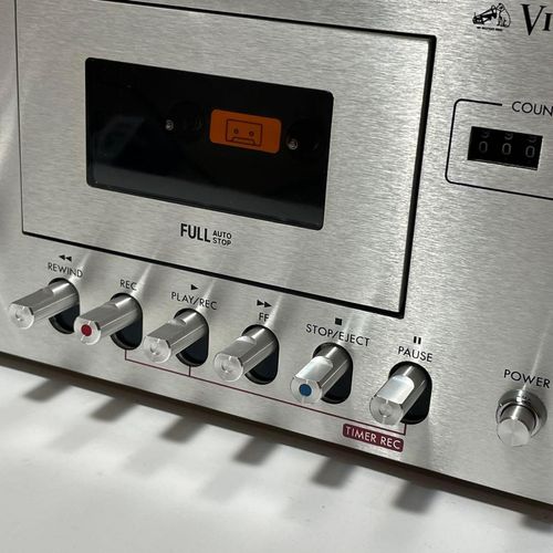 Victor KD-31 ANRS Stereo Cassette Deck Serviced LED Peak Meter Fully Functional — image 5