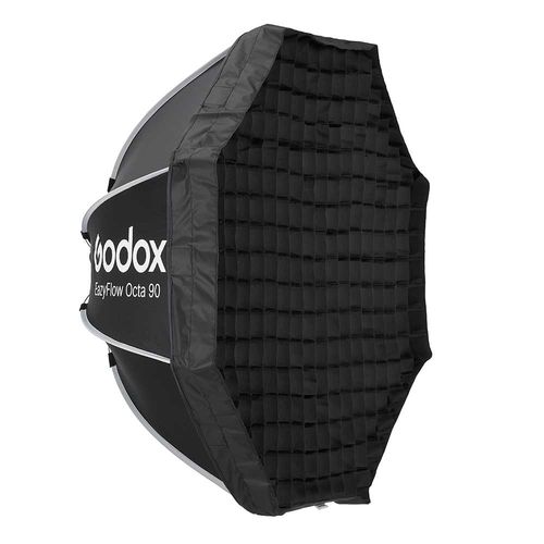 Godox EazyFlow Octa 90cm Foldable Softbox with Grid Quick Release Bowens mount — image 12