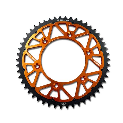 Twin Ring Rear Sprocket KTM SX/SXF EXC/EXC-F Husky TC/FC TE/FE Orange,Grey,Blue