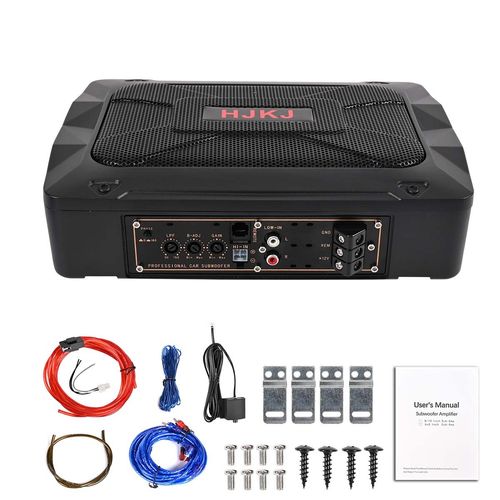 1200W Aluminum Active Car Bass Box Audio Subwoofer Speaker Amplifier Under Seat — image 17