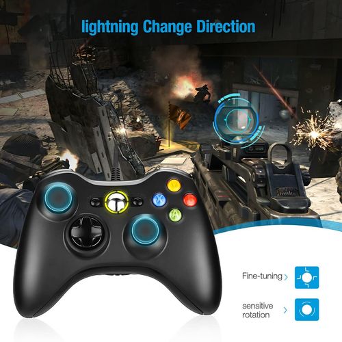 *BOXED* BLACK BRAND NEW USB WIRED CONTROLLER FOR XBOX 360 PC WINDOWS UK SELLER — image 12