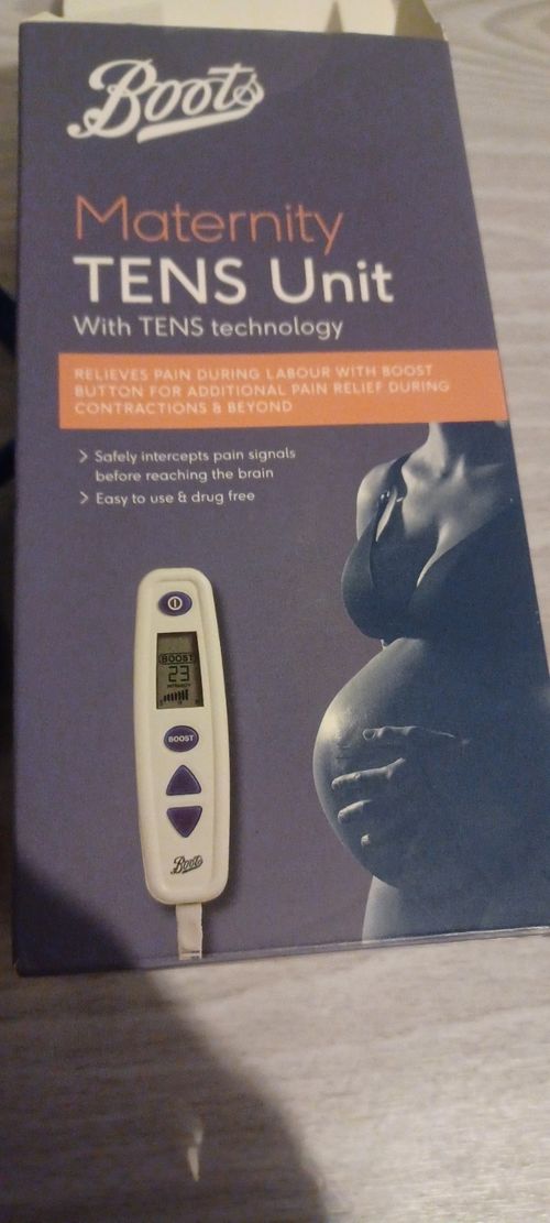 Boots Maternity TENS Unit Tens Machine, TENS Maternity Unit, White/Blue — image 2