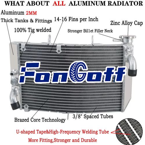 Aluminium Radiator For 2001-2006 2001 2004 Honda CBR 600 CBR600F4 CBR600F4i