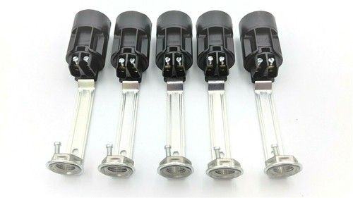 5 x LAMP HOLDERS WITH STEM LEG SES E14 IN BLACK TOTAL HEIGHT 65, 85 or 100mm 