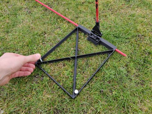Golf Swing Plane Alignment Training Practice Aid Plate Stick Holder — image 8