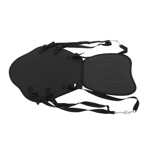 Kayak Seat Adjustable Sit On Top Canoe Back Rest Support Cushion Safety Black — image 4
