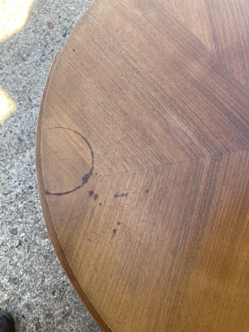 Art Deco Tiered Walnut Coffee Table  — image 9