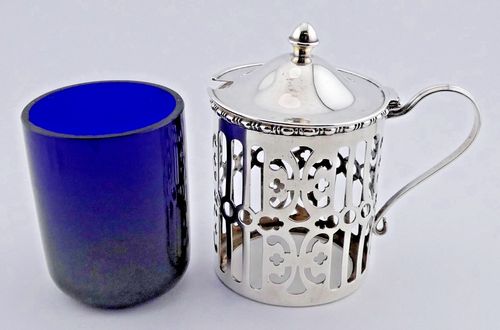 A FINE ANTIQUE GORHAM RHODE ISLAND STERLING SILVER MUSTARD POT C.1904 — image 12