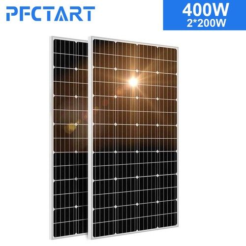 100W 120W 200W 240W 400W Solar Panel 12V Mono Off Grid RV Caravan Van Camper
