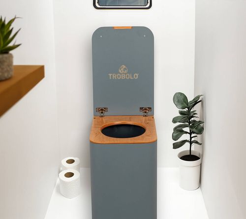 Stationary Composting Toilet TROBOLO SilvaBlœm (Gray) — image 3