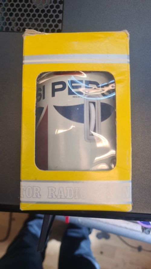 Pepsi- Cola Transistor Radio. Shape of a Can, Complete With Box. New Old Stock