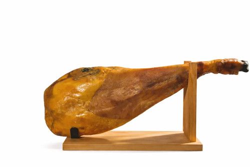 Serrano Cured Spanish Ham Shoulder 4.5kg approx. Ready + Ham Stand