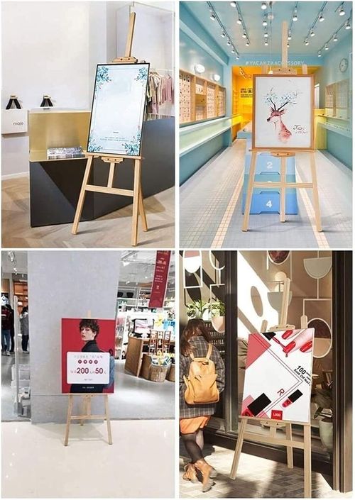 5ft Studio Wooden Easel Display Art Craft Artist Wedding Painting Stand For Gift — image 12