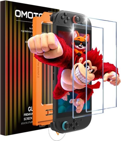 2x Tempered Glass Screen Protector for Nintendo Switch 2 2025- Auto Installation