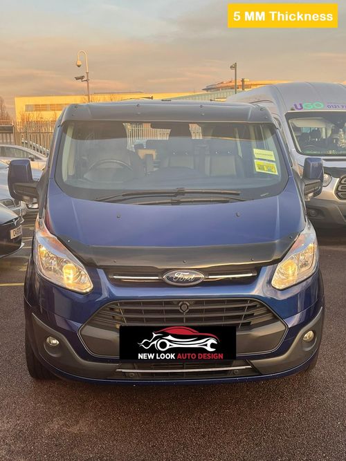 FORD TRANSIT CUSTOM 2012-2024 Black External Sun Visor Solid Acrylic — image 2