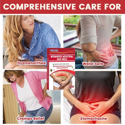 Pain Relief Heat Patches Pack of 6 Patches for Period Pain & Menstrual Cramp — image 3