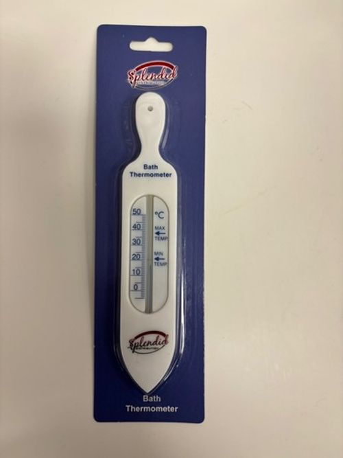 Bath Thermometer – White - Check water temp – Ideal for new borns or elderly