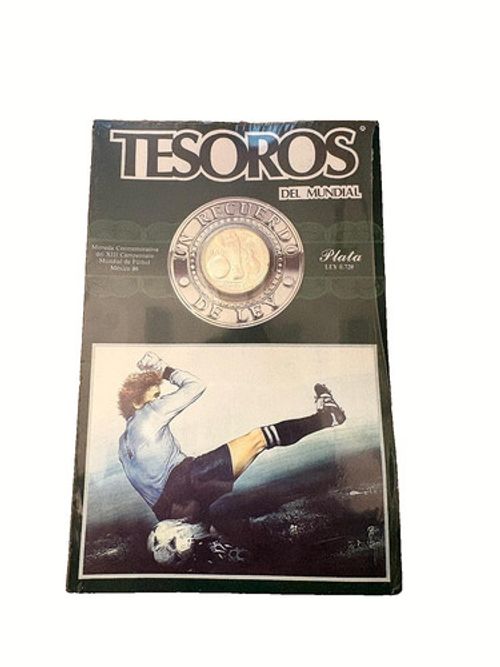 1986 Mexico Official World Cup $50 Silver Coin (World Treasures)