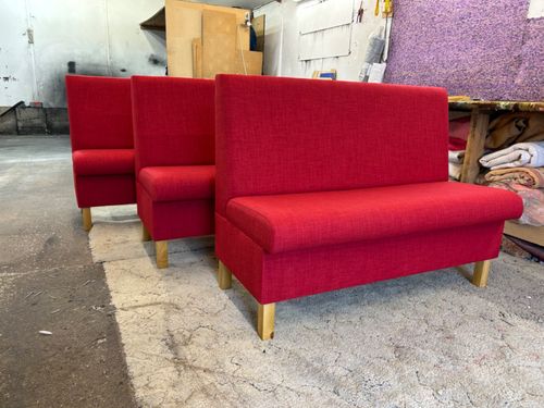 Booth Seating Plain Back Banquette - Restaurant - Cafe - Kitchen - Office - UK M — image 4