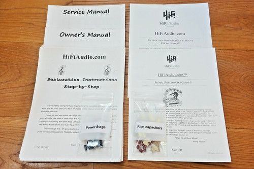 QUAD 22 preamplifier rebuild restoration recap upgrade kit repair capacitor