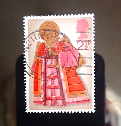 Royal Mail Great Britain Elizabeth II Costume 2.5p Used Decimal Machine Cancel