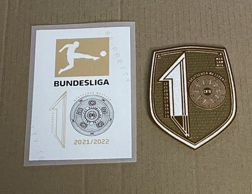 2022-2023 Bayern Munich BUNDESLIGA Champion badge patch + 10 Times Winner set