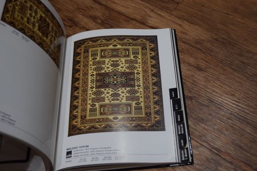 Vintage 1980 BESMER Carpet Rug Catalogue HB reference source book RARE — image 8