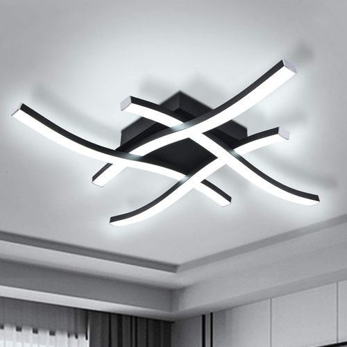 Dimmable LED Ceiling Light with Remote Control Curved Ceiling Lights Fixture LED — image 11
