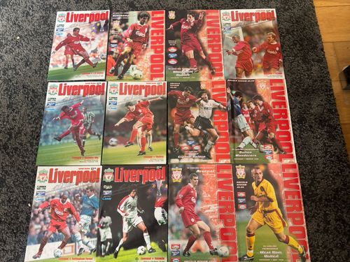 Liverpool FC 56 x Match Programmes 94 95 97 & 1998 See Photos Job Lot Bundle — image 2