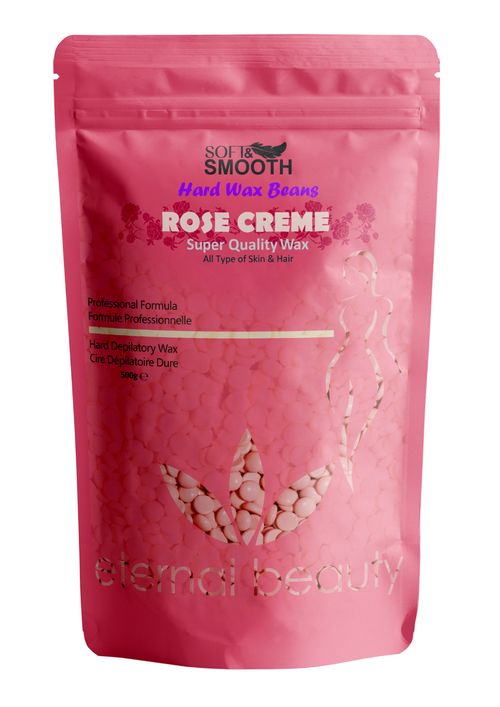 Soft & Smooth Creme Hard Wax Beans 500g, Professional Depilatory Wax by EB — image 1