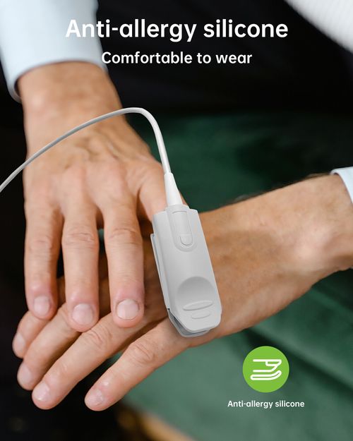 Handheld Pulse Oximeter SpO2 Blood Oxygen Finger Heart Rate Monitor for Home Use — image 8
