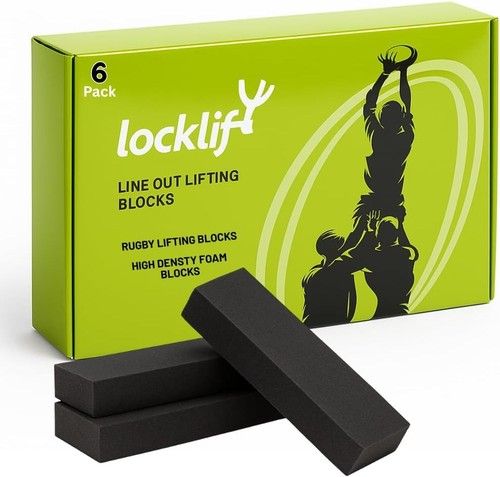 Rugby Lineout Lifting Blocks – Pack of 6 or 50 – Foam Rugby Blocks For Training