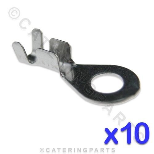10 x M4 HEAT RESISTANT HIGH TEMPERATURE EYELET RING TERMINAL CRIMP CONNECTOR