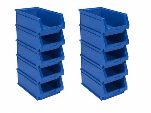 Plastic Parts Lin Bins Component Storage Boxes Workshop Picking Bin Wall Rack