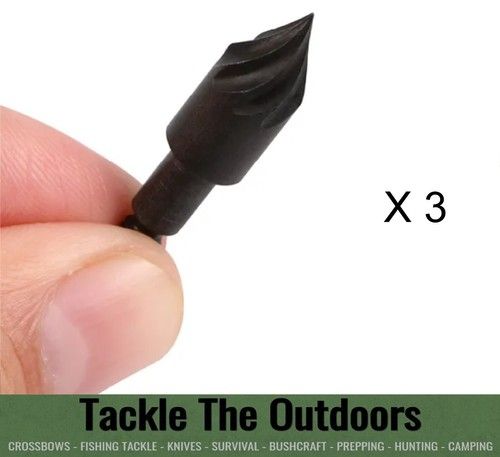 Turbine Tips Screw In Crossbow Bolt Archery Arrow Tips Steel Target Field Points