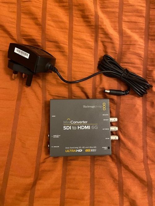 Used Blackmagic Design Mini Converter SDI to HDMI 6G - UK Power Cable
