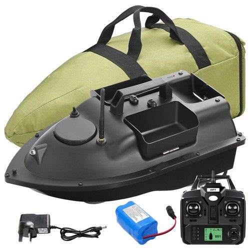 500M Wireless RC GPS Fishing Bait Boat Hook Post Fishfinder Boat with 3 Hoppers