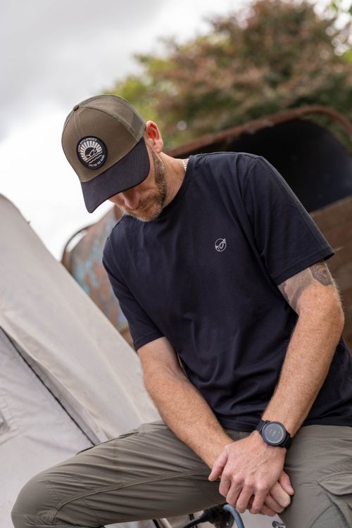 Korda ONE LINER T Shirt Carp Fishing Tee All Sizes Black or Olive — image 4