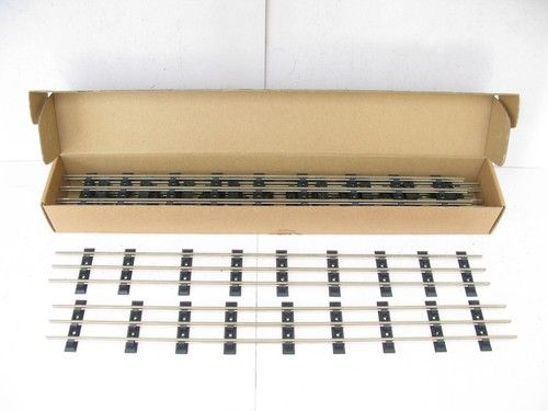 Maldon Track O Gauge ST18 Straights 18" Lengths 3 Rail Inc Connecting Plates x10