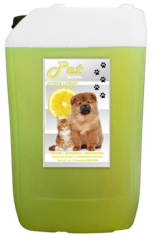 Dog Kennel Disinfectant Cleaner Deodoriser 25L Lemon Fragrance Pet Guard — image 1